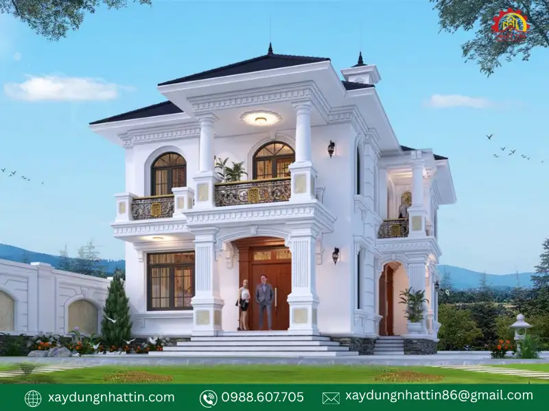 Tổng hợp 20 mẫu biệt thự 2 tầng 4 phòng ngủ đẹp hiện đại tiện nghi bậc nhất 2026