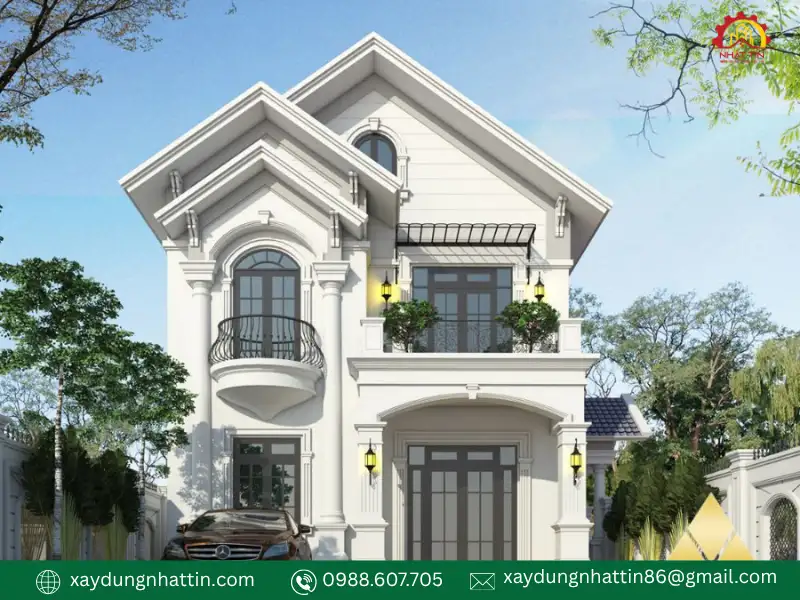 Khám phá 10+ mẫu mặt tiền nhà tân cổ điển đẹp sang trọng mới nhất 2026