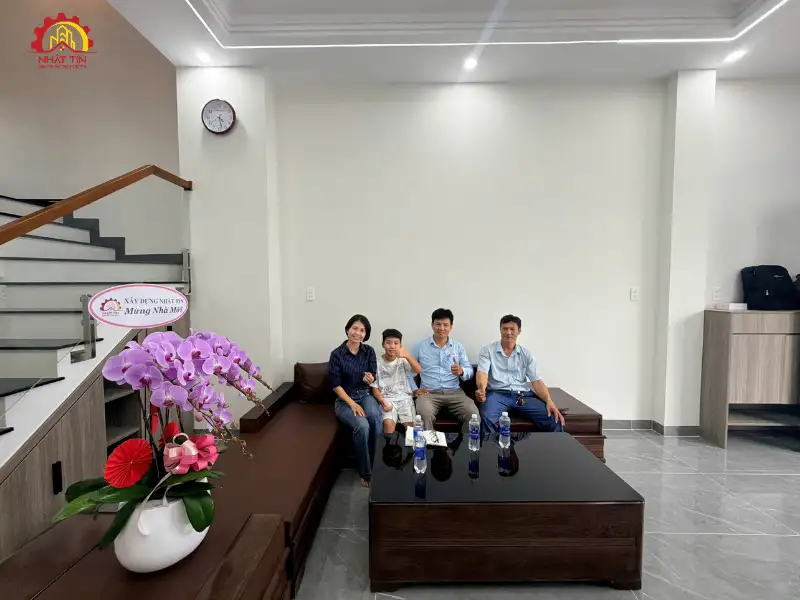 Dự án nhà phố 1 trệt 2 lầu | CDT Chị Hoàn | Xây Nhà Trọn Gói Bình Dương | Xây Dựng Nhất Tín